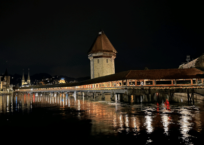 Chapel Bridge in Lucerne Switzerland